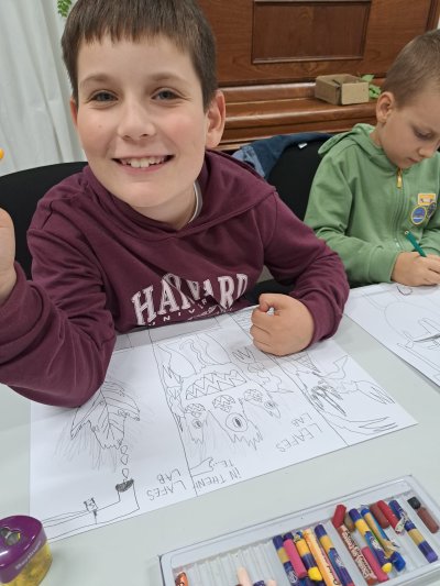 Zajęcia plastyczne 10.10.2023